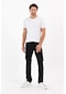 Digital Jeans Normal Kesim Fermuarlı Geniş Paça Yüksek Bel Er Siyah