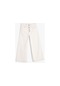 Koton Kot Pantolon Düğme Detaylı Pamuklu - Wide Leg Jean Beyaz 4skg40031ad 4SKG40031AD000