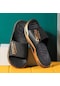 Altın Kalın Tabanlı Terlik Erkek Dış Giyim Trendi Kaymaz Aşınmaya Dayanıklı Ev Çift Plaj Sandaletleri Ve Terlikler Açık Erkek
