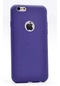 Noktaks - iPhone Uyumlu 6 Plus / 6s Plus - Kılıf Mat Renkli Esnek Premier Silikon Kapak - Lacivert
