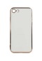 Kilifone - İphone Uyumlu İphone 8 - Kılıf Parlak Renkli Bark Silikon Kapak - Beyaz