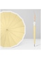 Hyt-large Small Fresh Şemsiye Büyük 16 Kemikli Retro Fuar Şemsiyesi-sarı