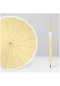 Hyt-large Small Fresh Şemsiye Büyük 16 Kemikli Retro Fuar Şemsiyesi-sarı