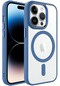 iPhone Uyumlu 14 Pro Max Kılıf Wireless Şarj Özellikli Lopard Krom Magsafe Silikon Kapak - Lavendery Gray