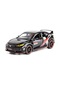 Likeable 1/32 Oyuncak Araba Honda Civic Type-r Diecast Oyuncak Araba Işık Ve Sesli Metal Geri Çekilebilir Model Araba Siyah 1