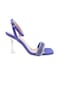 Dgn 5161-1-23y Kadın Silver Taşlı Bilekten Bağlı Topuklu Ayakkabı 5161-1-2271-R16984