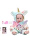 32cm Yıkanabilir Yumuşak Plastik Konuşan Bebek Oyuncak-mavi 02821