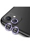 Noktaks - iPhone Uyumlu 12 Mini - Kamera Lens Koruyucu Safir Parmak İzi Bırakmayan Anti-reflective Cl-12 - Lila