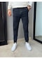 Erkek Esnek Boyfriend Jeans Kot Pantolon Gri