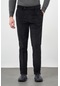 Siyah Fitilli Desen Kadife Pamuklu Yan Cep Comfort Fit Classic Pantolon 1003245160 Siyah