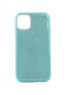 Kilifone - İphone Uyumlu İphone 11 Pro Max - Kılıf Simli Koruyucu Shining Silikon - Mavi