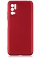Kilifone - Xiaomi Uyumlu Poco M3 Pro - Kılıf Mat Renkli Esnek Premier Silikon Kapak - Kırmızı