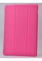 Ekılıf - İpad Uyumlu 6 Air 2 - Tablet Kılıfı Smart Cover Standlı 1-1 Kılıf - Pembe Koyu