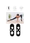 2 Adet Kadın Kaydırmaz Tabanlı Yoga Pilates Fitness Dans Ve Spor Çorabı Siyah