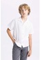 Defacto Erkek Çocuk Oversize Fit Polo Yaka Müslin Kısa Kollu Gömlek W3239a624hswt34