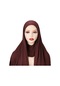Tek Parça Anında Sarma Başörtüsü Nervürlü Jarse Eşarplar Anında Başörtüsü Moda Color 5 Color 5 Çok Renkli