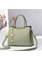 Kadın Çanta Saf Renk Basit Doku, Tüm Moda Yabancı Crossbody Çanta Green Green Yeşil