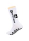 3'lü Taban Koku Önleyici Yapışkanlı Kaymaz Futbol Çorapları Spor Çorapları-beyaz