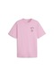 Puma Downtown Graphic Tee Erkek T-Shirt - Pembe