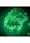 Yeşil Led Gümüş Tel Peri Işıklar Usb Noel Partisi Açık Su Geçirmez Çelenk 3m