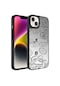 Ekılıf - İphone 14 Uyumlu Kılıf Aynalı Desenli Kamera Korumalı Parlak Mirror Kapak - Seyahat