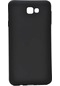 Ekılıf - Samsung Galaxy J7 Prime Uyumlu Kılıf Mat Soft Premier Silikon Kapak - Siyah