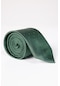 Tudors Klasik Cep Mendilli Desenli Yeşil Kravat-29437 - Standart