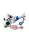 Snapbuy Çocuk Kırık Çivi Futbol Beyaz - Pembe