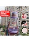 Yeni Yüksek Kapasiteli Karikatür Geyik Boynuz Plastik Bardak Çocuk Taşıma Askısı Taşınabilir Sıçrama Fincan Sevimli Vakum Saman Fincan-600Ml D