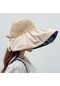 Ikkb Moda Bayan Güneş Şapkası Açık Plaj Balıkçı Şapkası Bej