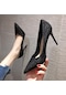 Kadın Modası Çok Yönlü Stiletto Siyah Topuklu Ayakkabılar