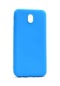 Noktaks - Samsung Galaxy Uyumlu J5 Pro - Kılıf Mat Renkli Esnek Premier Silikon Kapak - Mavi