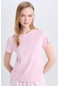 DeFacto Coool Regular Fit Bisiklet Yaka Basic Düz Kısa Kollu Tişört C3852AX25SMPN614