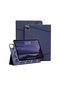 Ipad İçin Zoyu Pro 11/12.9 İnç Manyetik Ayrılabilir Kılıf, İpad Uyumlu 10 İçin 10.9 Navy Blue İpad Uyumlu Air45 2020-2022 Kılıf