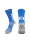 Yyu-scl Spor Çorapları Kaymaz Antrenman Çorapları Orta Buzağı Basketbol Ve Futbol Çorapları-mavi - Beyaz