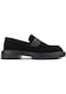 Shoetyle - Siyah Süet Deri Bağcıksız Erkek Klasik Ayakkabı 250-2375-861-siyah