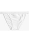 Koton Dokulu Bikini Altı Normal Bel Beyaz Beyaz 3sak00016mm 3SAK00016MMWW1