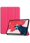 Noktaks - iPad Uyumlu Air 10.9 2020 4.nesil - Kılıf Smart Cover Stand Olabilen 1-1 Uyumlu Tablet Kılıfı - Pembe