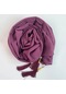 Kabarcık Şifon Başörtüsü Kadın Püskül Dekorasyon Düz Renk Uzun Sarar Kadın Rose Purple Rose Purple Çok Renkli