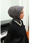 Silk Home Soft Eşarp 73073-31 Koyu Yeşil, Vizon, Gri, Duman, Siyah