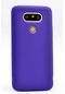 Kilifone - Lg Uyumlu G5 - Kılıf Mat Renkli Esnek Premier Silikon Kapak - Mor