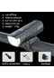 Xuweiwei Usb Şarj Edilebilir 2600mah 1000 Lümen Led Bisiklet Farı Alüminyum Alaşım Dağ Ve Yol Bisikletleri İçin Gece Sürüşü Altın