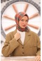 Silk Home Soft Eşarp 73074-05 Gri, Parlak Turuncu, Füme, Kiremit