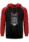 Mayhem A Season İn Blasphemy Kırmızı Renk Reglan Kol Kapşonlu Sweatshirt