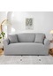 Açık Gri Elastik Kanepe Kapakları Oturma Odası İçin Geometrik Koltuk Örme Mısır Kanepe Slipcovers Sandalye Koltuk Örtüsü 56671627