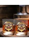 Bk Gift Kişiye Özel İsimli Dtf Premium Whiskey Tasarımlı İkili Viski Kadeh Seti-1, Arkadaşa Hediye, Sevgiliye Hediye Kobitmeyencom30414 Bk Gift