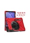 Çocuklar Darbeye Dayanıklı Tablet Kapak Samsung Galaxy Uyumlu Tab S10 S9 S8 Ultra 14.6 Red S10 Plus 12.4 İnch Kılıf