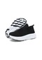 Siyah&beyaz Tuınanle Kadın Tıknaz Spor Ayakkabı Platform Ayakkabılar Kadın Nefes Alan Loafer'lar Rahat Spor Yürüyüş Ayakkabısı Artı Boyutu 36-44