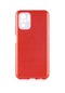 Kilifone - Xiaomi Uyumlu Redmi Note 10 - Kılıf Simli Koruyucu Shining Silikon - Kırmızı