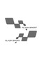 2 Adet Flash Sport Sticker - Renault Sticker - Kapı Altı Sticker - 20cm X 8cm - Gri